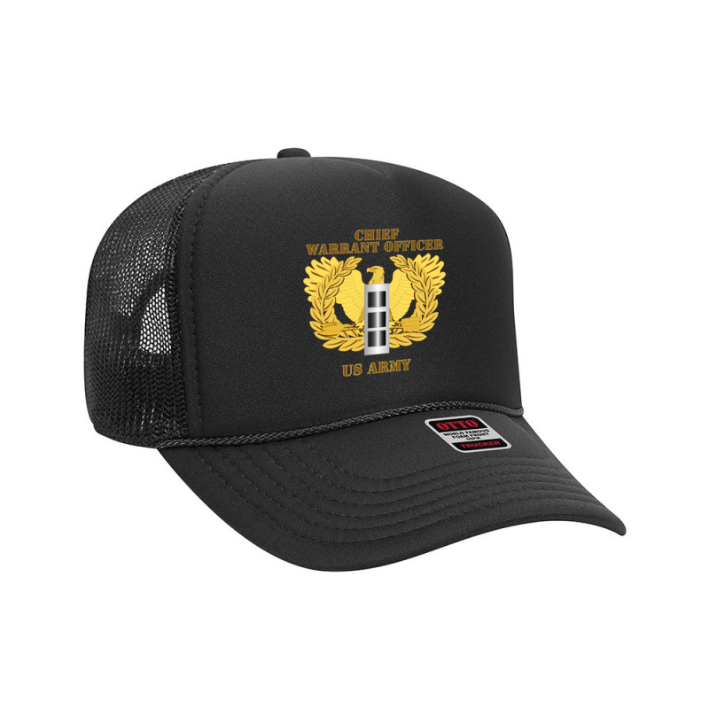 Emblem - Warrant Officer - Cw3 T-shirt Foam Trucker Hat by moonlight2270 | Artistshot