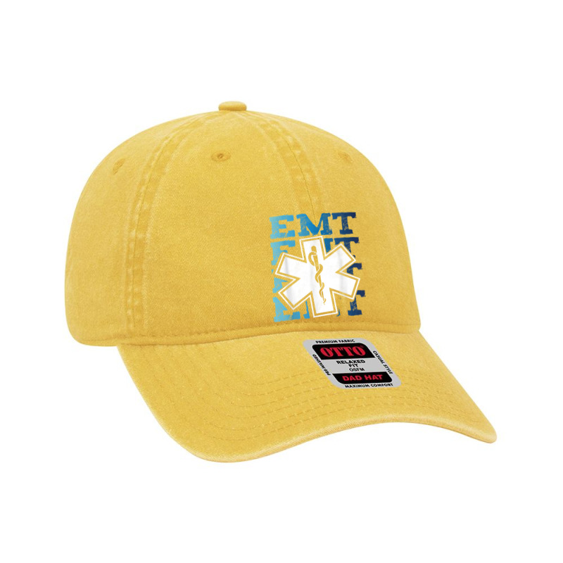 Vintage Emt Shirt, Emergency Medical Technician T Shirt Dyed Cap | Artistshot