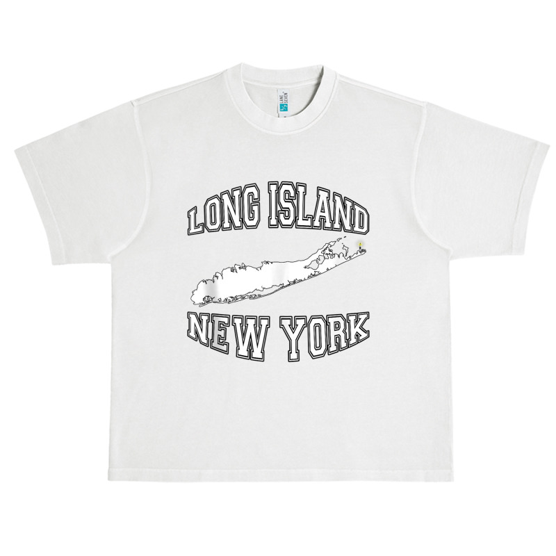 Trendy Long Island New York Varsity Letter Tank Top Urban Heavy T-shirt by cm-arts | Artistshot