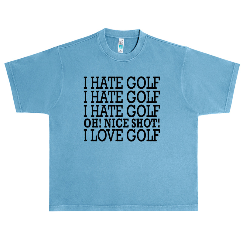 I Hate Golf Oh Nice Urban Heavy T-shirt | Artistshot