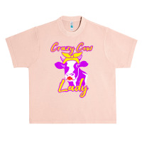 Cow Crazy Lady T Shirt Dairy Farmer Whisperer Gift Women Urban Heavy T-shirt | Artistshot