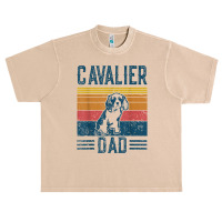 Dog  Cavalier King Charles Spaniel   Vintage Cavalier Dad T Shirt Urban Heavy T-shirt | Artistshot