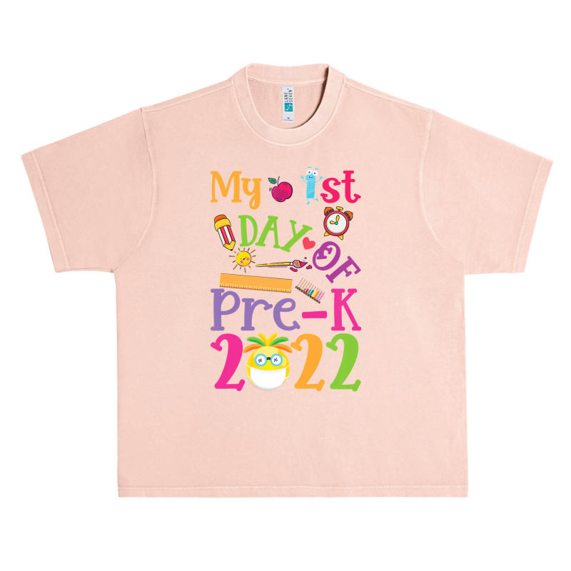 Kids My 1st Day Of Prek 2022 First Day Of School Preschool Prek Urban Heavy T-shirt | Artistshot