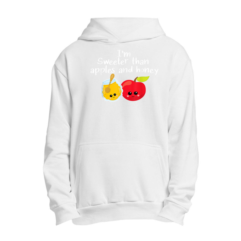 Rosh Hashanah Apples And Honey Shana Tova Jewish New Year T Shirt Urban Pullover Hoodie | Artistshot