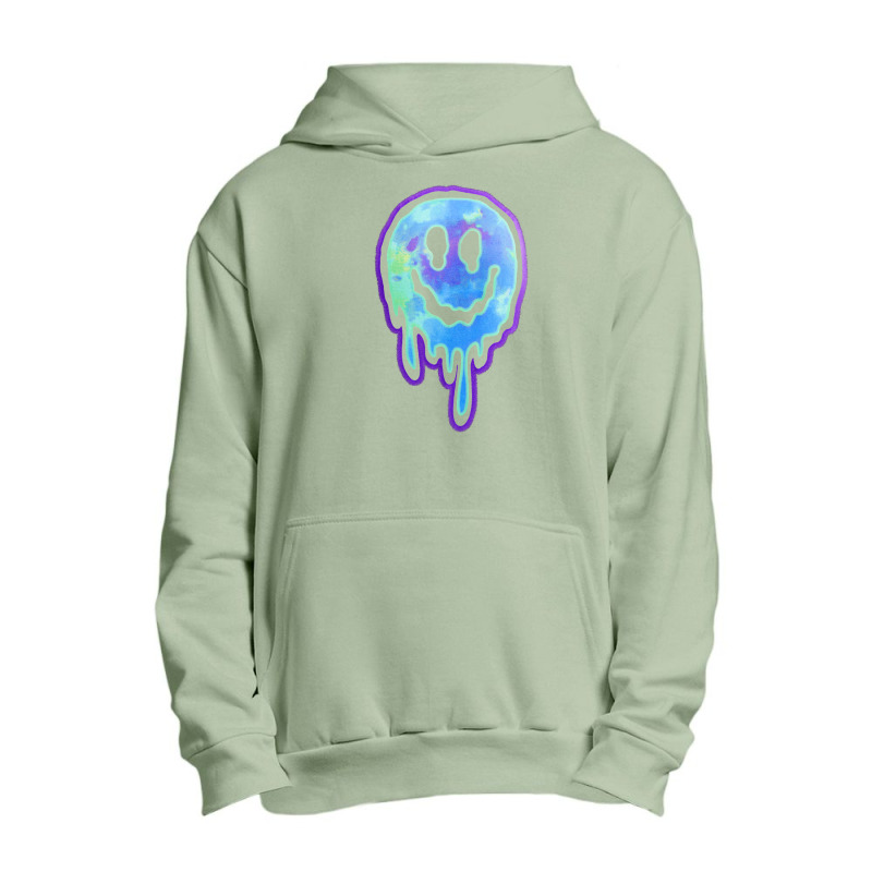 Dripping Smiley Face Urban Pullover Hoodie | Artistshot