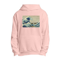 Great Wave Off The Coast Of Kanagawa By Katsushika Hokusai Urban Pullover Hoodie | Artistshot