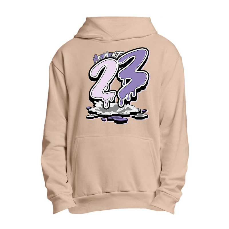 Tee To Match Jd 11 Low Pure Violet Dripping Number 23 Premium T Shirt Urban Pullover Hoodie | Artistshot