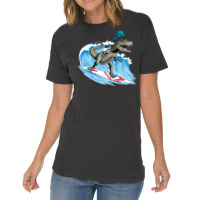 Dinosaur Surfing Dinosaur Lovers Vintage T-shirt | Artistshot