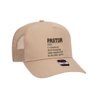 Pastor Definition Mesh Back Trucker Hat | Artistshot