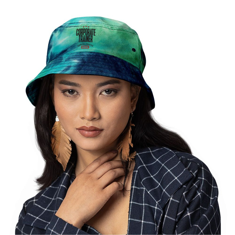 Corporate Trainer Tie Dyed Bucket Hat by Chris Ceconello | Artistshot