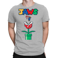 Mario Jaws T-shirt | Artistshot