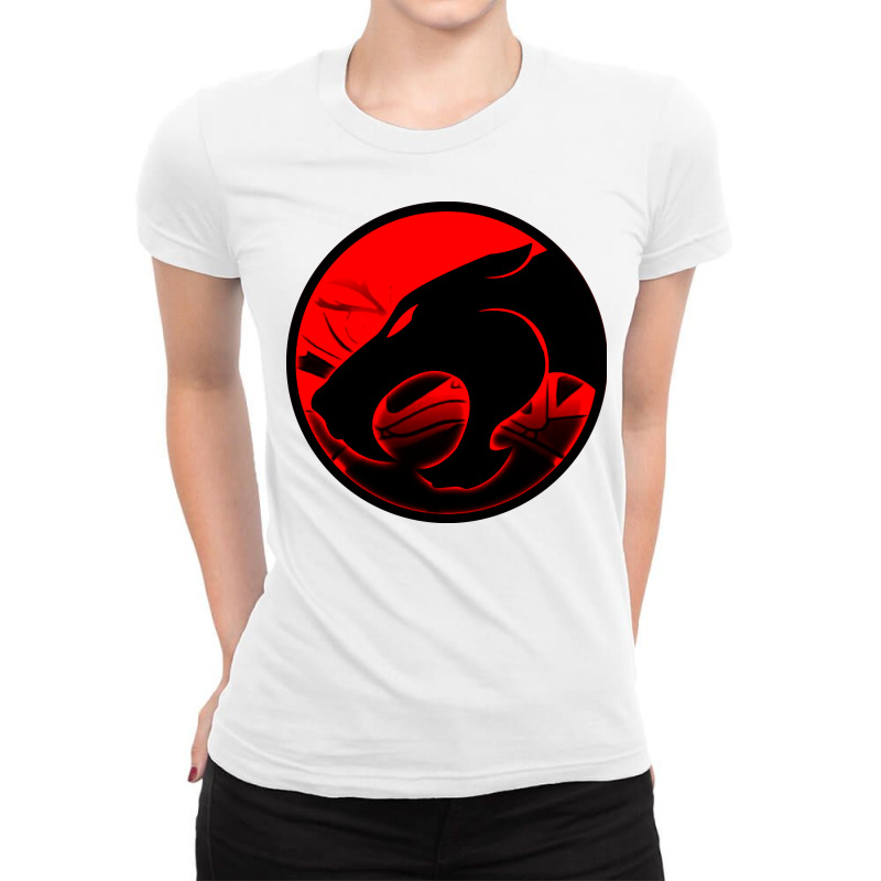 Thundercat Blackred Blues Ladies Fitted T-Shirt by jhajal shop | Artistshot