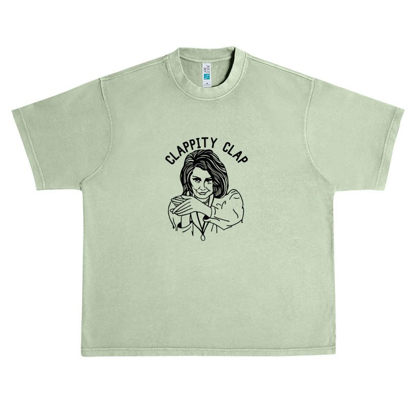 Nancy Pelosi Clappity Clap [tw] Urban Heavy T-shirt | Artistshot