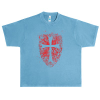 Crusader Knights Templar Crusader Distressed Cross Men Tank Top Urban Heavy T-shirt | Artistshot