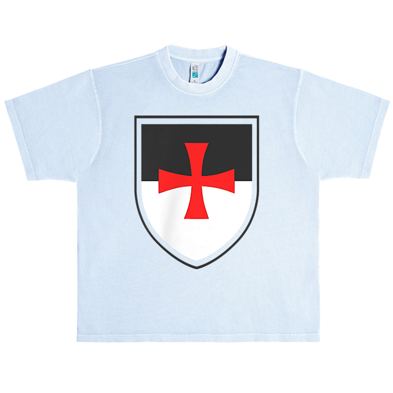 Knights Templar Shield Cross Crusades Side Print T Shirt Urban Heavy T-shirt | Artistshot