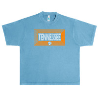 Orange & White Tennessee State Flag Design Unique Tennessee Pullover H Urban Heavy T-shirt | Artistshot