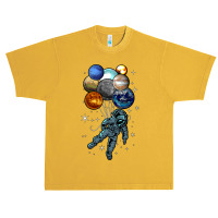 Astronaut Space Balloons Moon Mars Planets  Astronaut Urban Heavy T-shirt | Artistshot