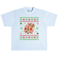 Guinea Pigs Christmas Pattern Cavy Lover Guinea Pig T Shirt Urban Heavy T-shirt | Artistshot