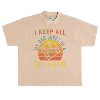 I Keep All My Dad Jokes In A Dad-a-base Vintage Father Dad Urban Heavy T-shirt | Artistshot