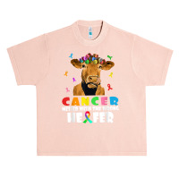 Cancer Messed With The Wrong Heifer Cow Lover Fight Cancer For Fans Urban Heavy T-shirt | Artistshot