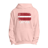 Latvian Flag T Shirt  Vintage Made In Latvia Gift Urban Pullover Hoodie | Artistshot