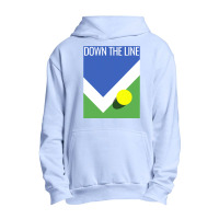 Tennis Player Open Fans  Down The Line  New York  Us Urban Pullover Hoodie | Artistshot