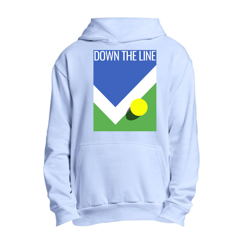 Tennis Player Open Fans  Down The Line  New York  Us Urban Pullover Hoodie | Artistshot