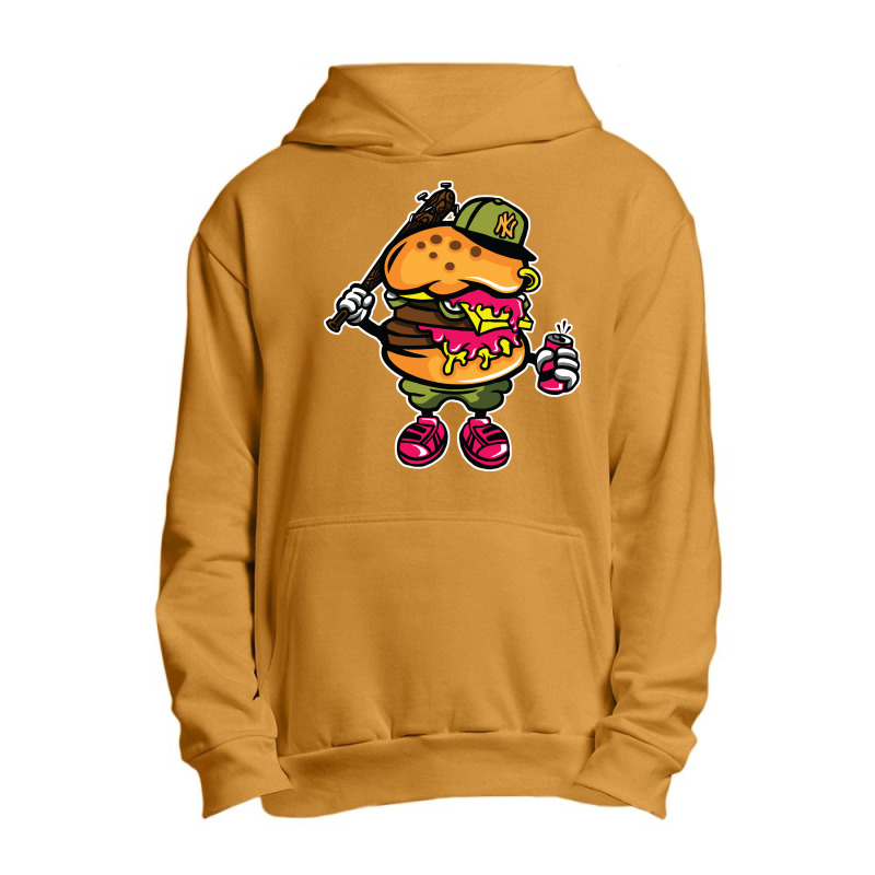 Burger Buster Urban Pullover Hoodie by Rezahelmi | Artistshot