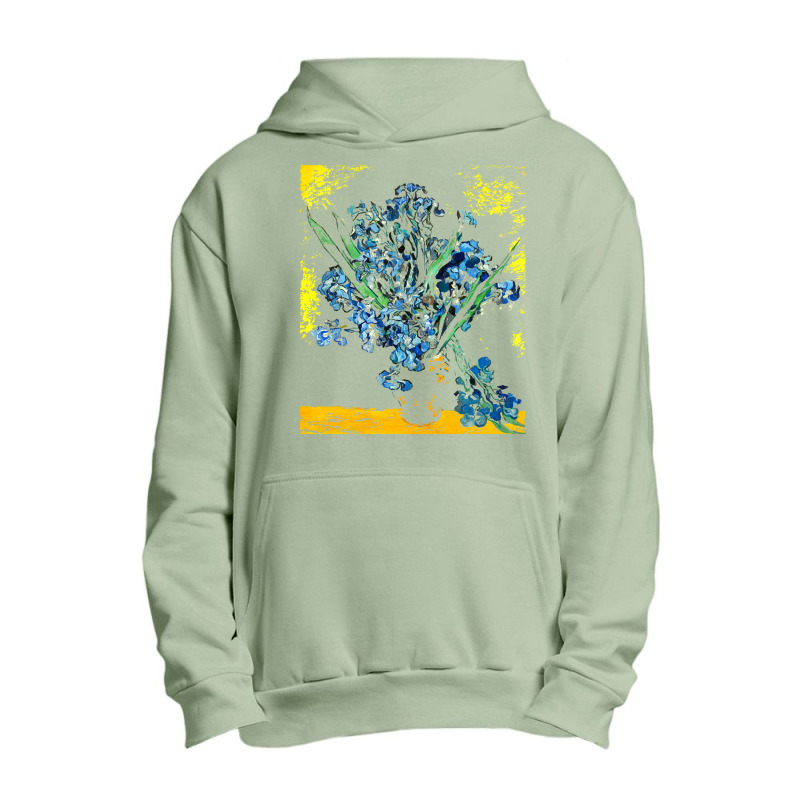 Famous Painting T  Shirt Irises Painting By Van Gogh T  Shirt Urban Pullover Hoodie | Artistshot