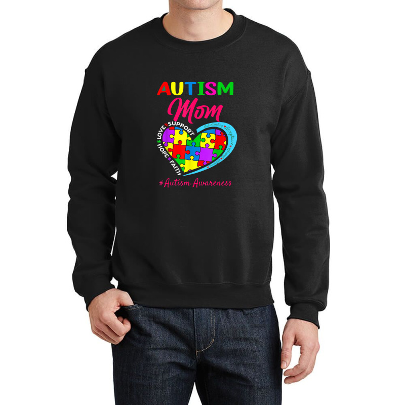 Understanding Autism Awareness Mom Gifts Crewneck Sweatshirt by fardinugraha | Artistshot