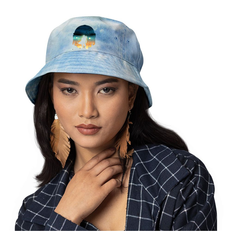 Djarin Sunset Tie Dyed Bucket Hat | Artistshot