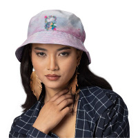 Red Party Cuttlefish Tie Dyed Bucket Hat | Artistshot