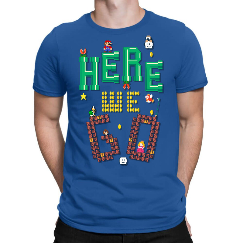 Mario - Here We Go T-Shirt by Faissal Thomas | Artistshot