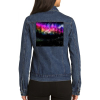 Northern Lights Ladies Denim Jacket | Artistshot