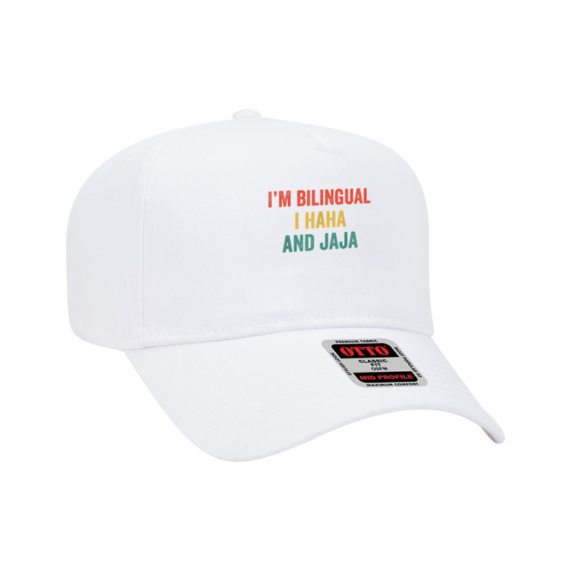 Im Bilingual I Haha And Jaja Funny Spanish Spanglish Teacher T Shirt Adjustable Baseball Cap by tuckeynkriccijea | Artistshot