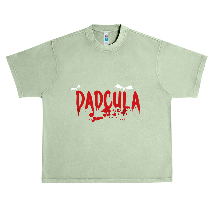 Dadcula  Dracula  Cute Funny Halloween Costume Design   Copy Urban Heavy T-shirt | Artistshot