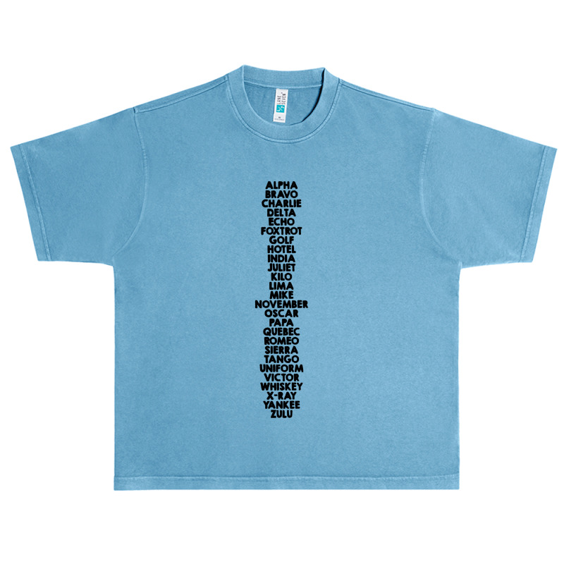 Phonetic Alphabet Urban Heavy T-shirt | Artistshot