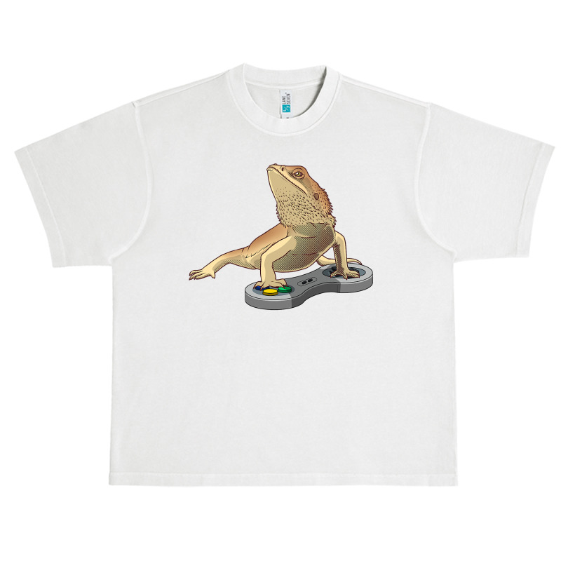 Funny Bearded Dragon Design For Kids Pet Video Game Players Urban Heavy T-shirt by CUSER3772 | Artistshot