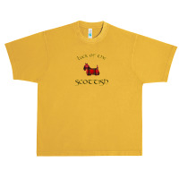 Luck Of The Scottish Tartan Scottie Dog St Patrick's Urban Heavy T-shirt | Artistshot