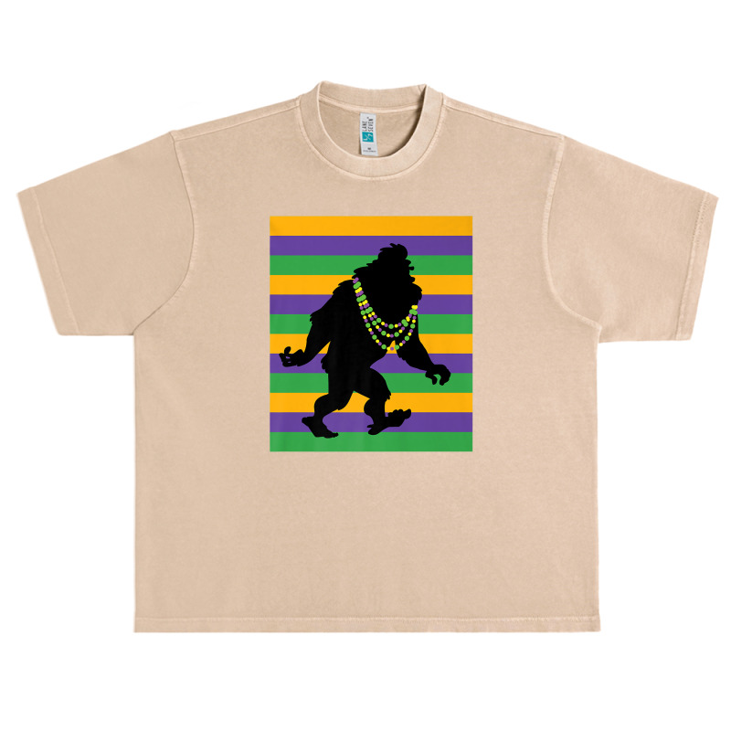 Mardi Gras Bigfoot Sasquatch Urban Heavy T-shirt | Artistshot