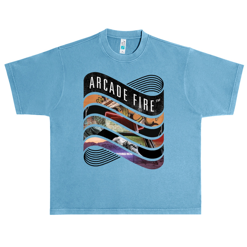 Arcade Fire Discography Urban Heavy T-shirt by cm-arts | Artistshot