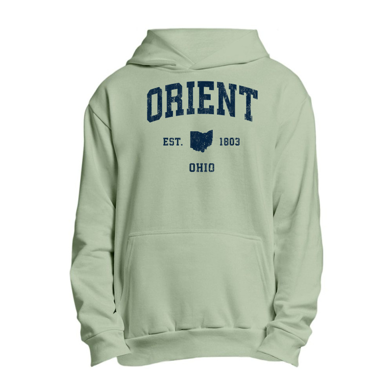 Orient Ohio Oh Vintage Athletic Navy Sports Design T Shirt Urban Pullover Hoodie | Artistshot