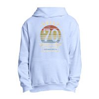 Built 70 Years Ago   All Parts Original Gifts 70th Birthday T Shirt Urban Pullover Hoodie | Artistshot