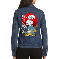 Usagi Yojimbo Ladies Denim Jacket | Artistshot