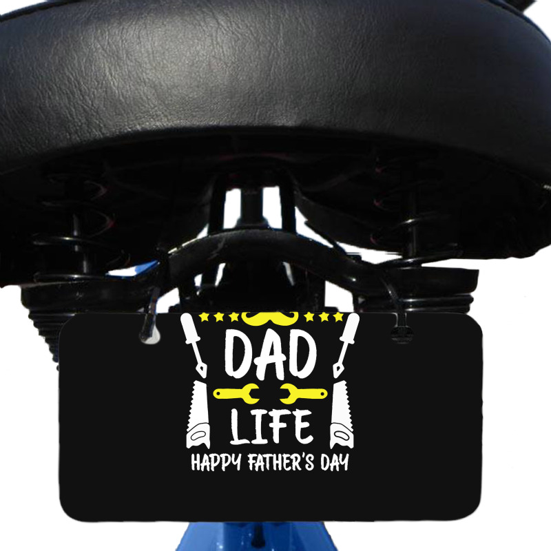 Fathers Day Bicycle License Plate | Artistshot