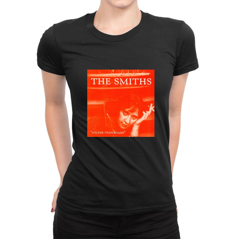 The Smiths Bombs Ladies Fitted T-Shirt by MichaelCooper | Artistshot