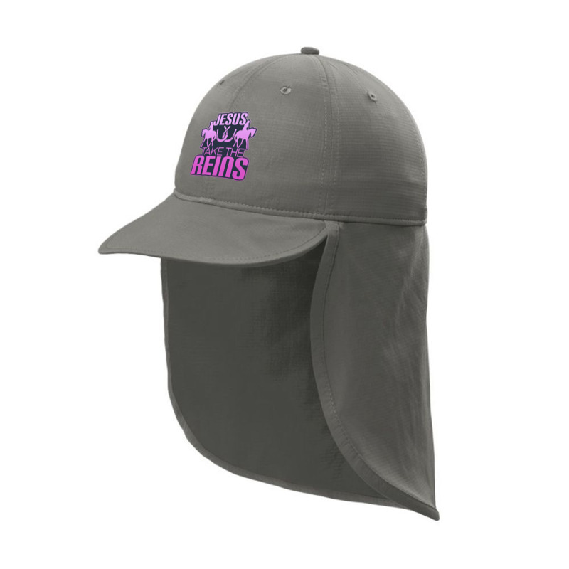 Jesus Take The Reins Cool Race Horse Premium Sun Shade Cap | Artistshot