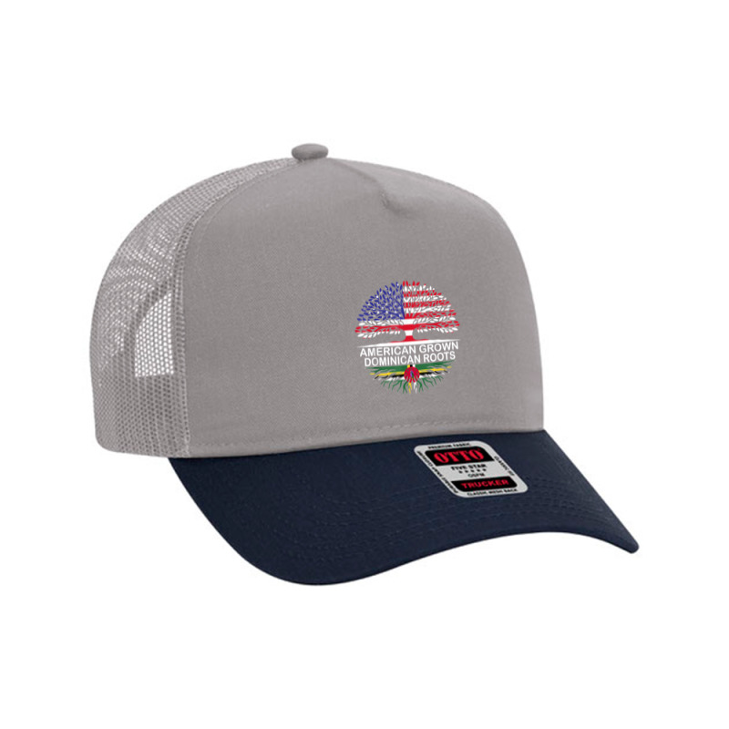 American Grown Dominican Roots Dominica Flag T Shirt Mesh Back Trucker Hat by ebertfran1985 | Artistshot