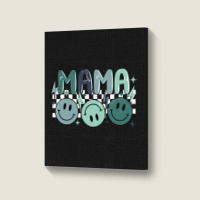 Grunge Boy Mama Portrait Canvas Print | Artistshot