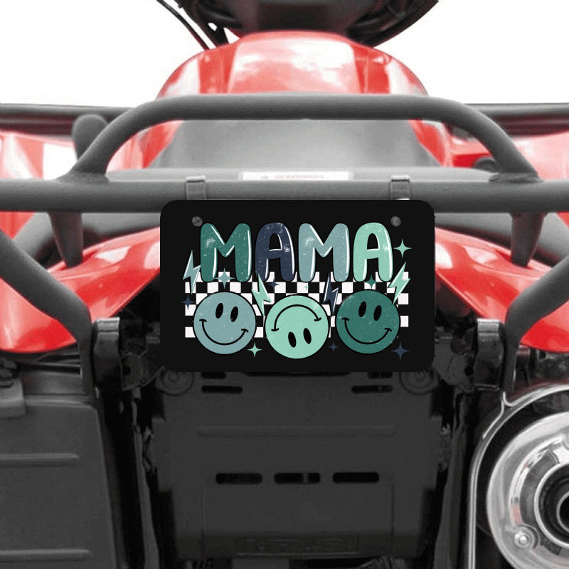 Grunge Boy Mama Atv License Plate | Artistshot